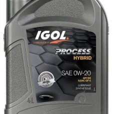 Моторна олива IGOL PROCESS HYBRYD 0W20 5л